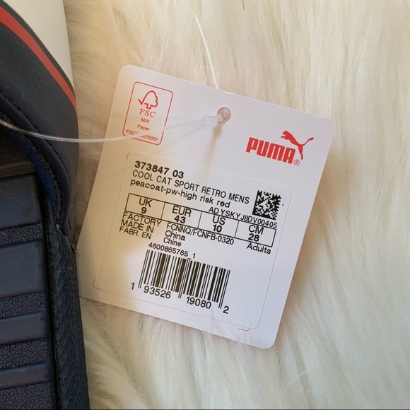 PUMA Slides Sanals Cool Cat Sport Retro NWT Men 10 - Picture 6 of 9